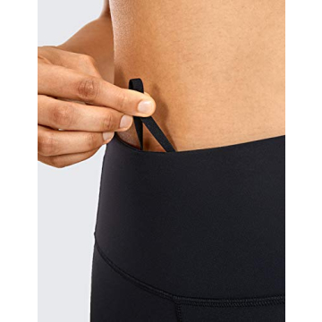 Comfortable High Waist Gym Capris Leggings with Pockets