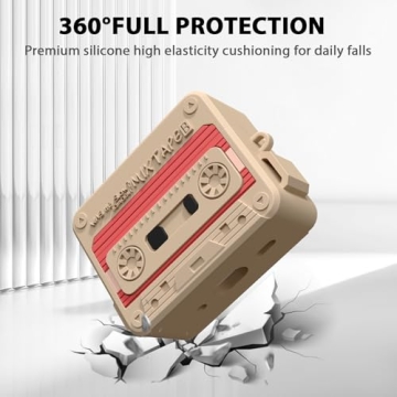 KOREDA Cute Cassette Tape Case for AirPods Pro 1/2