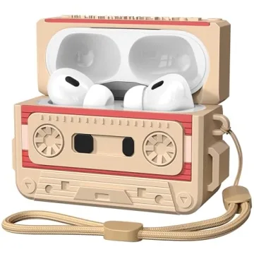 KOREDA Cute Cassette Tape Case for AirPods Pro 1/2