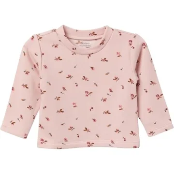 Microplush Overall Set for Baby Girls in Dark Rose