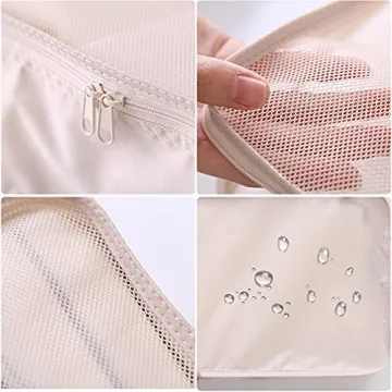 Lightweight Durable Breathable Travel Packing Cubes 6-Pack