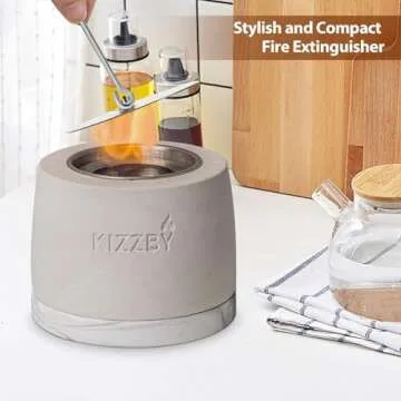 KIZZBY Portable Smokeless Tabletop Fireplace for All Occasions