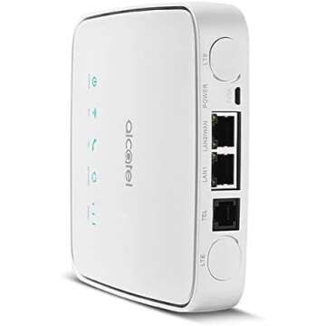 Alcatel Link Hub 4G LTE Unlocked Router - High-Speed Wi-Fi