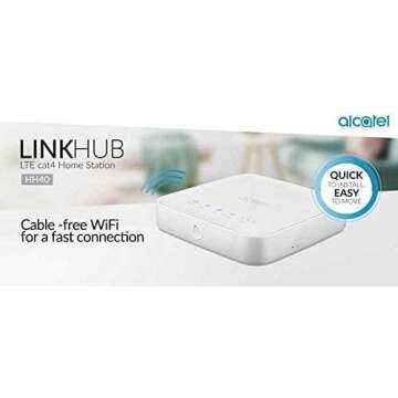 Alcatel Link Hub 4G LTE Unlocked Router - High-Speed Wi-Fi