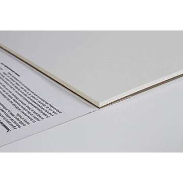 Canson 100510843 Foundation Series Canva-Paper Pad Primed for Oil or Acrylic Paints, Top Bound, 136 Pound, 16 x 20 Inch, 10 Sheets, 16" x 20", 0