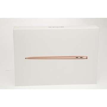 Apple MacBook Air 13.3" with Retina Display, 1.1GHz Quad-Core Intel Core i5, 8GB Memory, 256GB SSD, Gold (Early 2020)