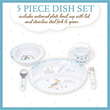 Beatrix Potter Peter Rabbit 5 Piece Dinnerware Set