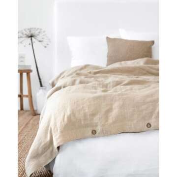 Magic Linen Duvet Cover Set - 100% Natural Linen Bedding