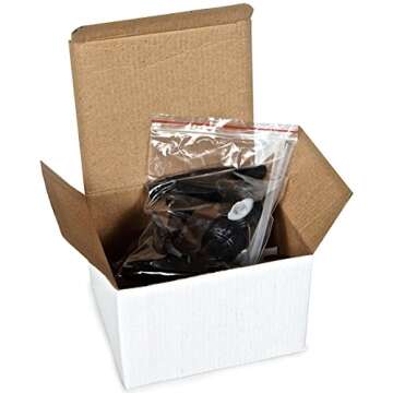 Vivaplex 8 oz Clear Glass Spray Bottles with Sprayers