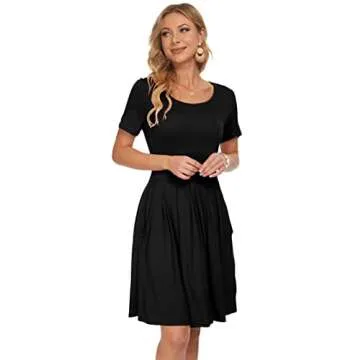Stylish AUSELILY Women's Summer Dress with Pockets