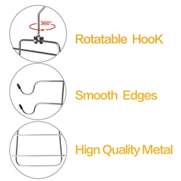 Magicool Cami Hanger 4 Pack Space Saving Hangers Closet Organizer for Tank Top, Cami, Bra, Pajamas, Strappy Dress,Bathing Suit