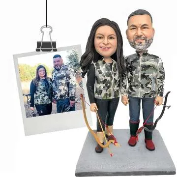 Custom Lovers Bobblehead Couple Figurine - Fast Shipping