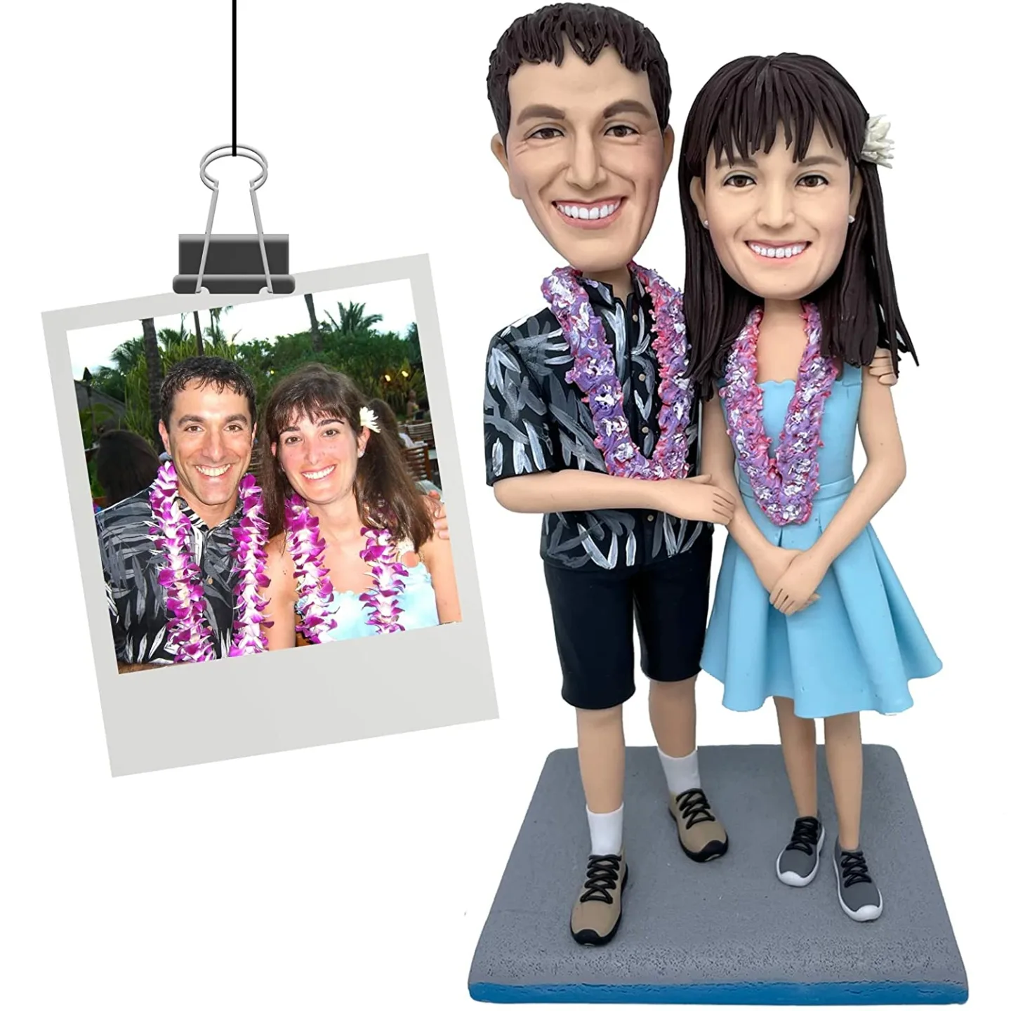 Custom Lovers Bobblehead Couple Figurine - Fast Shipping