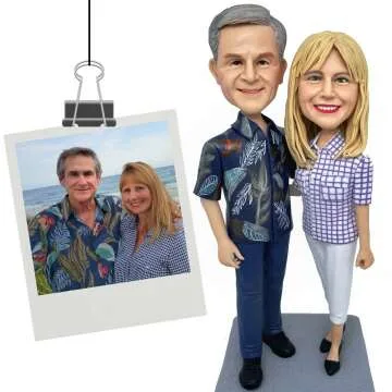 Custom Lovers Bobblehead Couple Figurine - Fast Shipping