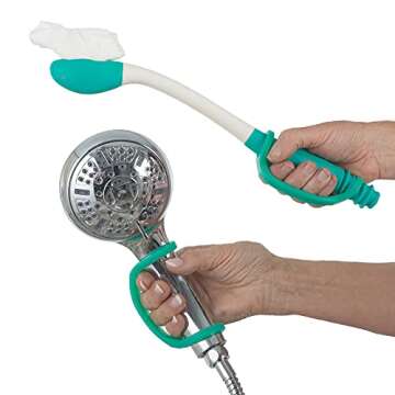 EazyHold Aqua Silicone Adaptive Aid - Universal Cuff Hand Grip Device