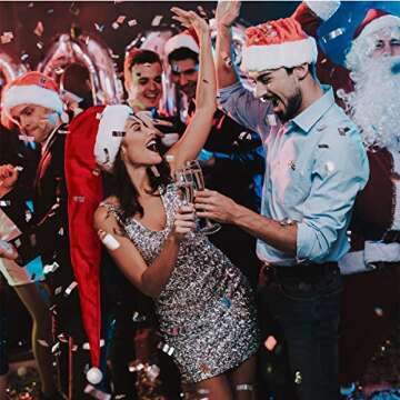 iMucci Long Santa Hat - 5ft Christmas Headwear Decoration