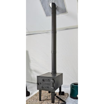 Guide Gear Outdoor Wood Stove Pipe Extension Set for Durable Heating