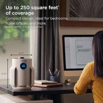 Shark Compact Pro Air Purifier for Clean Air in Any Room