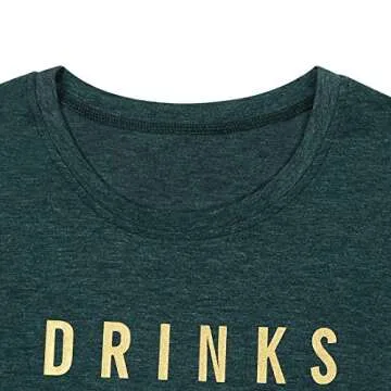 Funny Drinking Tank for Women - Humorous Casual Tee