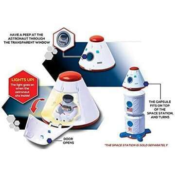 Astro Venture Space Playset - Shuttle & Rover Toy