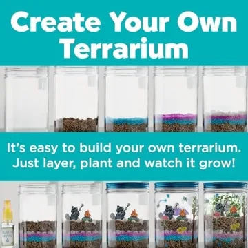 STEM Grow 'N Glow Terrarium Kit for Kids Educational Science Craft