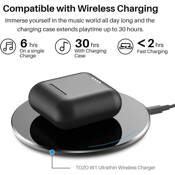 TOZO T6 True Wireless Earbuds with Touch Control