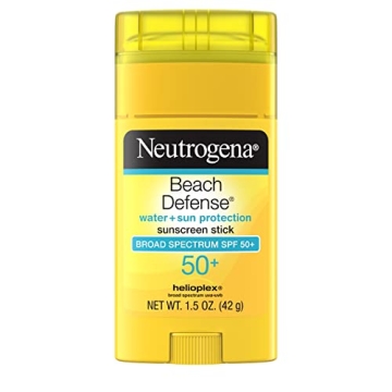 Neutrogena Beach Defense Water-Resistant SPF 50+ Sunscreen Stick Perfect for Kids and Adults
