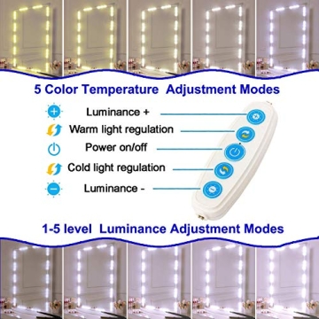 selfila LED Vanity Mirror Lights for Ultimate Beauty Lighting