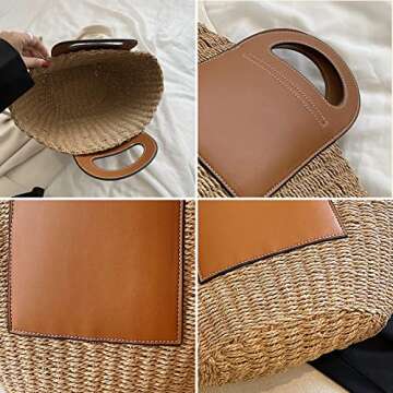 Stylish QTKJ Summer Beach Bag for Beach Days