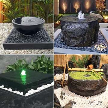 SHIZWU 5LB Polished White River Rocks for Plants,1-2 Inch Polished Pebbles for Garden Decoration Stones for Landscaping Aquarium Fish Tank Succulents