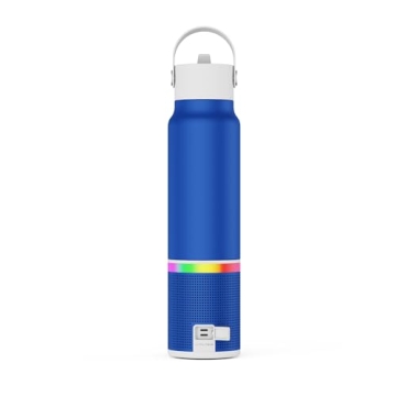 LITFLASK Smart Water Bottle with Speaker & Charger