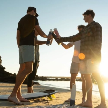 LITFLASK Smart Water Bottle with Speaker & Charger