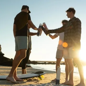 LITFLASK Smart Water Bottle with Speaker & Charger
