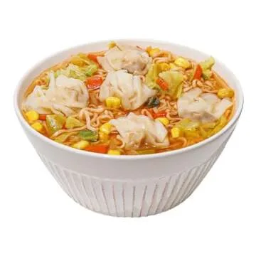 Maruchan Microwavable Wonton Bowl, Hot & Spicy Chicken, 3.93 Oz, 6 Count