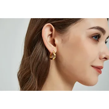 Trendy Hypoallergenic Heart Earrings for Women