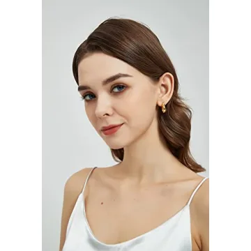 Trendy Hypoallergenic Heart Earrings for Women