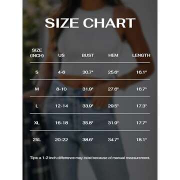 REORIA Women's Sleeveless Racerback Cropped Tank Top