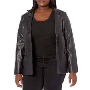 Stylish Plus Size Anouk Blazer - The Drop Women's Collection