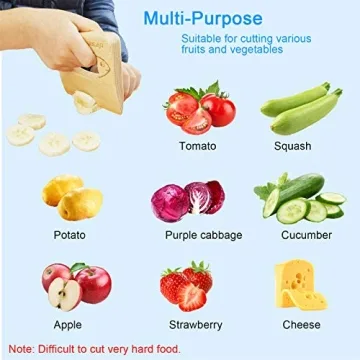 LUOLAO Wooden Kids Knife, Safe for Toddlers Cooking