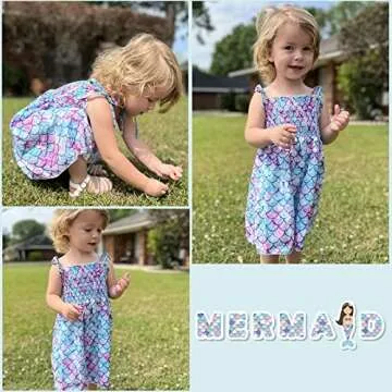 Girls Summer Dress Stylish Mermaid Butterfly Playwear