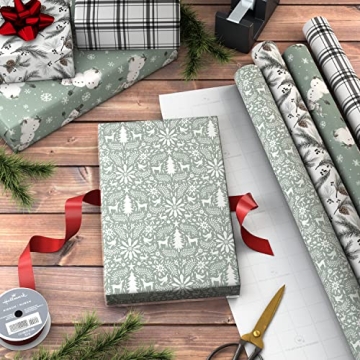 Eco-Friendly Hallmark Christmas Wrapping Paper 100 Sq Ft