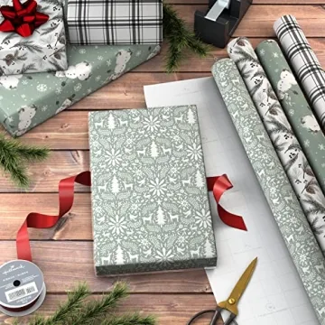 Eco-Friendly Hallmark Christmas Wrapping Paper 100 Sq Ft