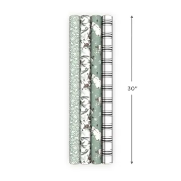 Eco-Friendly Hallmark Christmas Wrapping Paper 100 Sq Ft