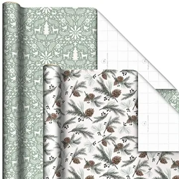 Eco-Friendly Hallmark Christmas Wrapping Paper 100 Sq Ft