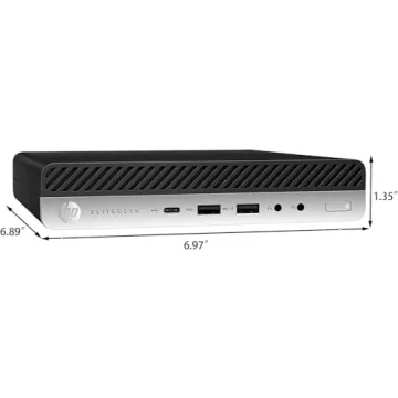 HP EliteDesk 800 G4 Mini Desktop PC with Intel i5, 8GB RAM