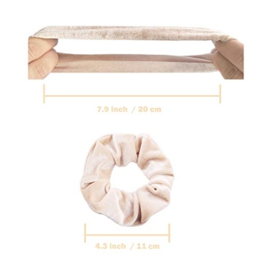 IVARYSS 12 Pcs Velvet Scrunchies for Women and Girls