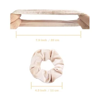 IVARYSS 12 Pcs Velvet Scrunchies for Women and Girls