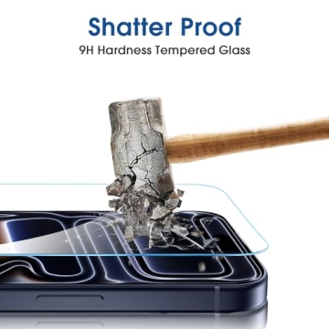 amFilm OneTouch iPhone 17 Pro Max Screen Protector 6.9''