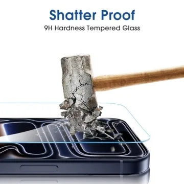 amFilm OneTouch iPhone 17 Pro Max Screen Protector 6.9''