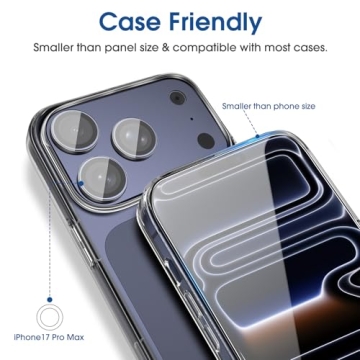 amFilm OneTouch iPhone 17 Pro Max Screen Protector 6.9''